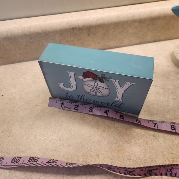 11 Pc Coastal Christmas Home Accent Set - Blue and White - Picture 9 of 16